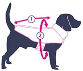 Doodlebone Dog Rain Mac sizing