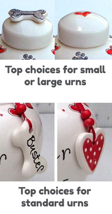 ceramic personalised dog urns - top choices