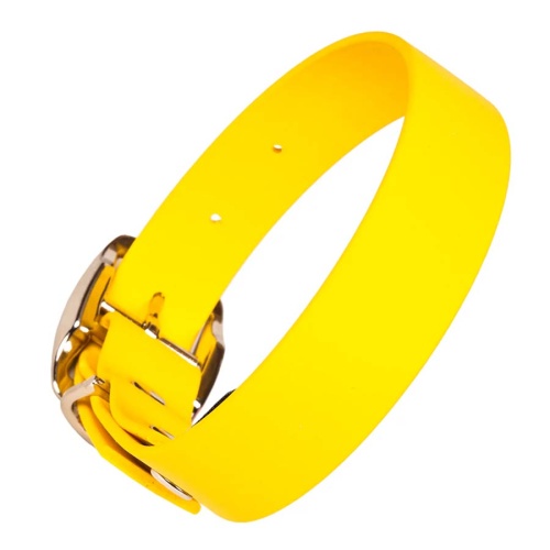 Biothane Waterproof Dog Collar - Yellow