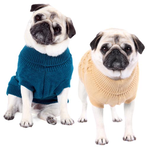 Cable Knit Dog Jumper