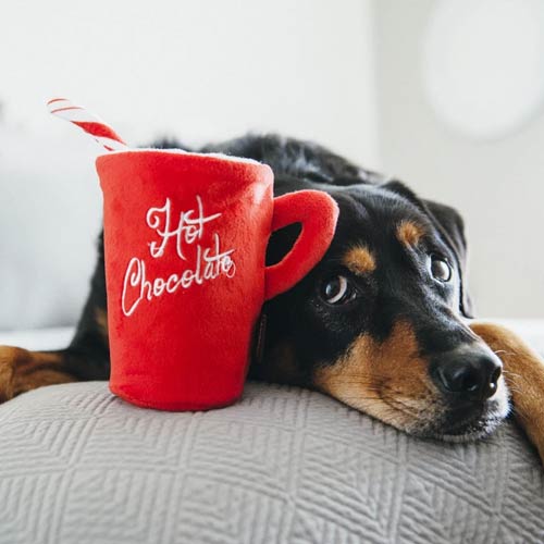 Christmas Dog Toy - Hot Chocolate