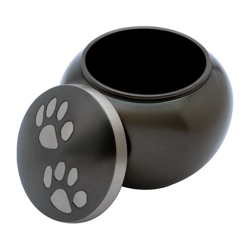 Pet Urn Chertsey Black Pewter