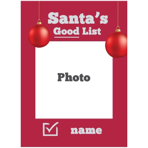 Dog Christmas Card - Santa's Good List