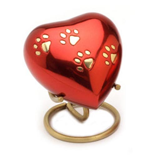 Pet Urn Hertford Red Heart