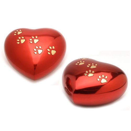 Pet Urn Hertford Red Heart