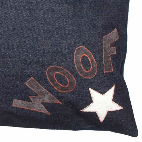 Doza Dog Cushion Denim Woof n Star