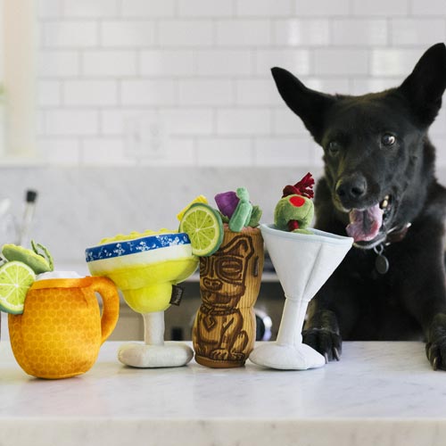 Cocktail Drinks Plush Dog Toys
