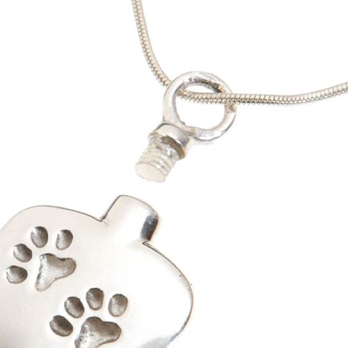 Mayfair Cremation Necklace - Indented Paw