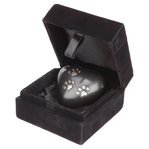 Keepsake Urn Hertford Black Pewter Heart