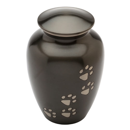 Pet Urn Matlock Black Pewter