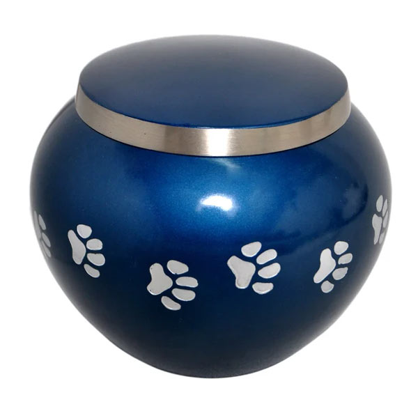 Classic Paw Print Pet Urns | Personalised