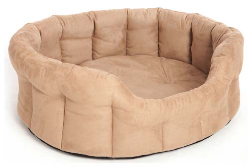 P&L Softee Oval High Sided Memory Foam Dog Bed UK