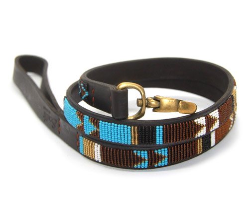 Masai Beaded Dog Lead