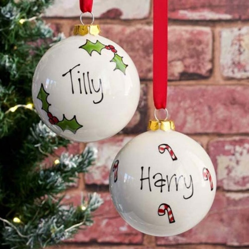 Personalised Christmas Tree Bauble