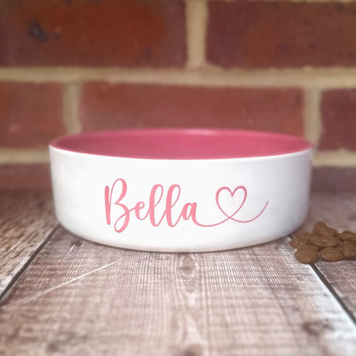 Personalised Dog Bowl - Colour Pop