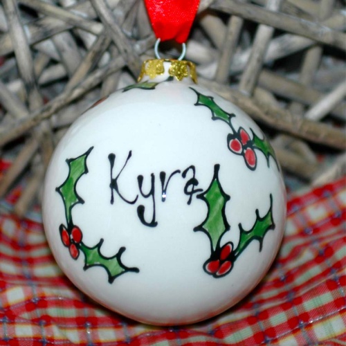 Personalised Christmas Tree Bauble