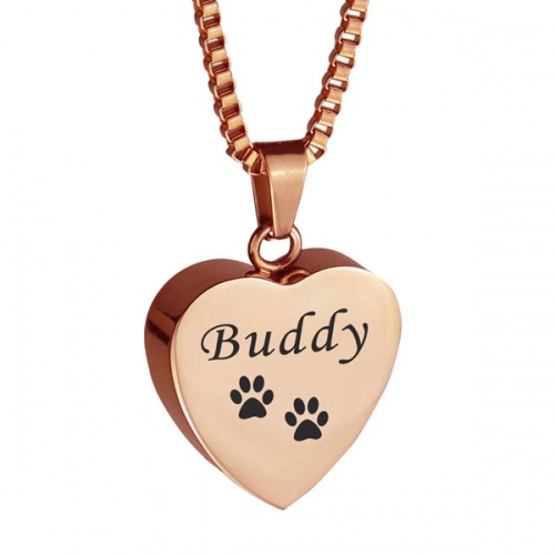 See You Dual Heart Ashes Necklace Pet Ashes Memorial Jewellery | Dignity Pet  Crematorium