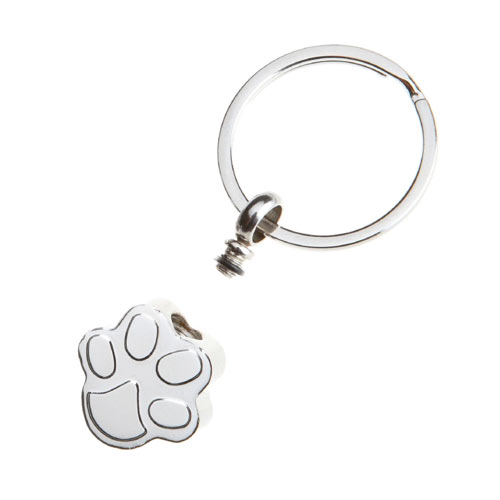 Pet Paw Keyring Ashes Urn