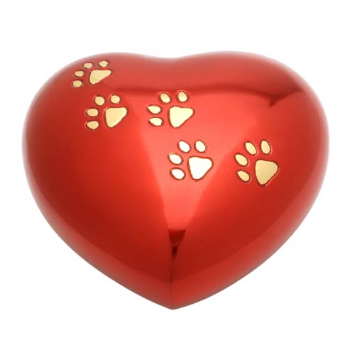 Pet Urn Hertford Red Heart