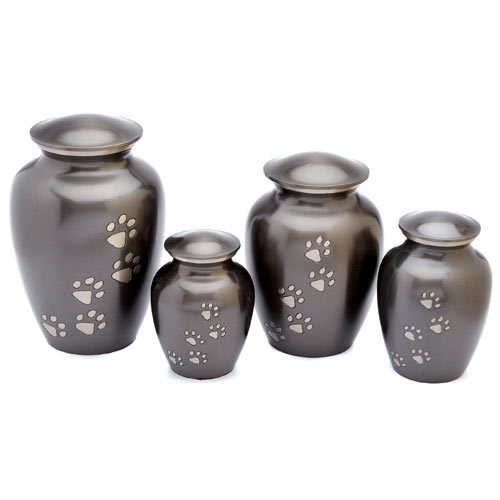 Pet Urn Matlock Black Pewter