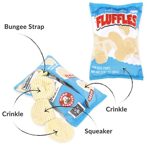 Snack Attack Dog Toy - Crisps