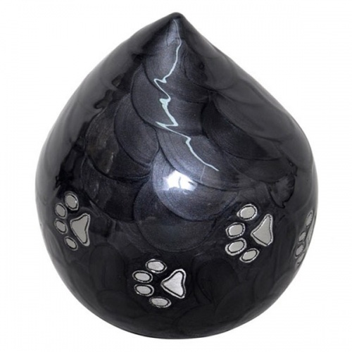 Enamel Teardrop Dog Urns