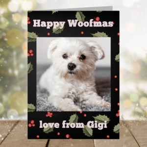 Happy Woofmas Dog Christmas Card