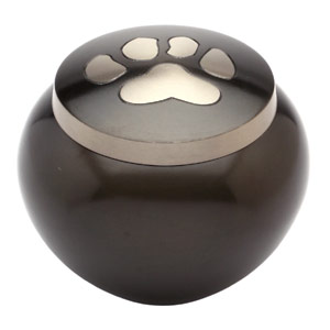 Pet Urn Hedon Black Pewter