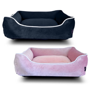 Piggie Velvet Dog Bed