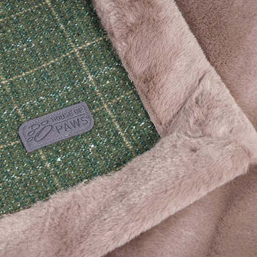 Tweed & Plush Dog Blanket