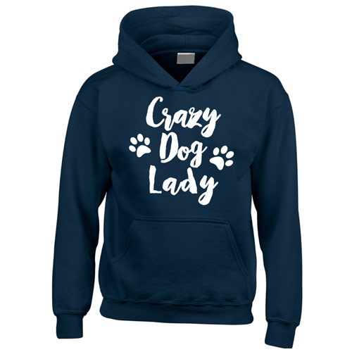 crazy dog lady hoodie