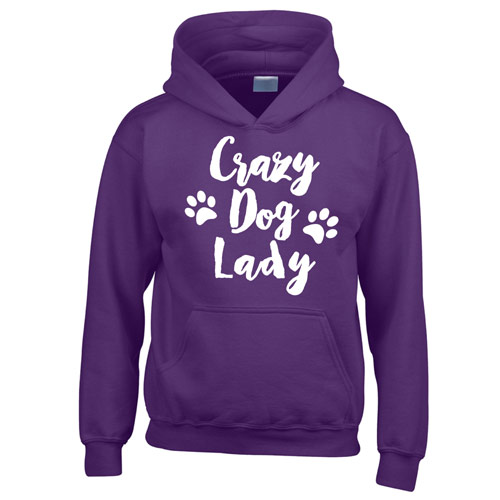 crazy dog lady hoodie