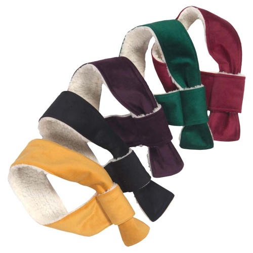 Velvet & Fleece Winter Dog Scarf