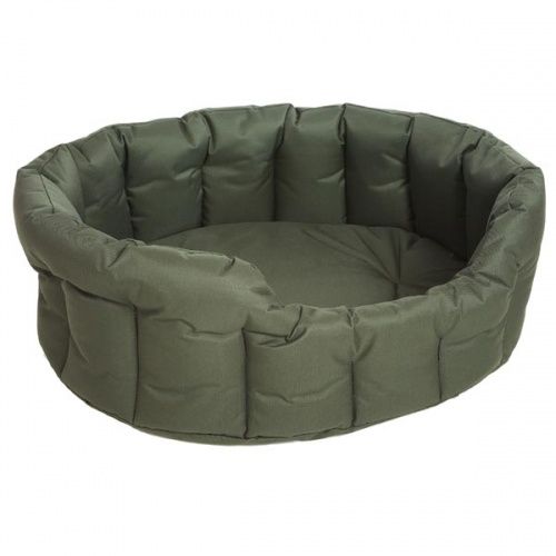 P&L Country Dog Waterproof Dog Bed - Oval | UK Made | D for Dog