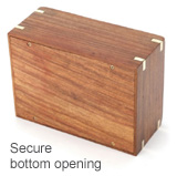 urn secure bottom opening